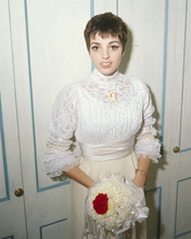 Liza Minnelli rare 1967 portrait in her wedding gown holding bouquet 8x10 photo