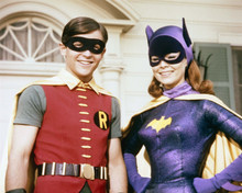 Batman 1966 TV series Burt Ward Yvonne Craig Robin & Batgirl 8x10 inch photo