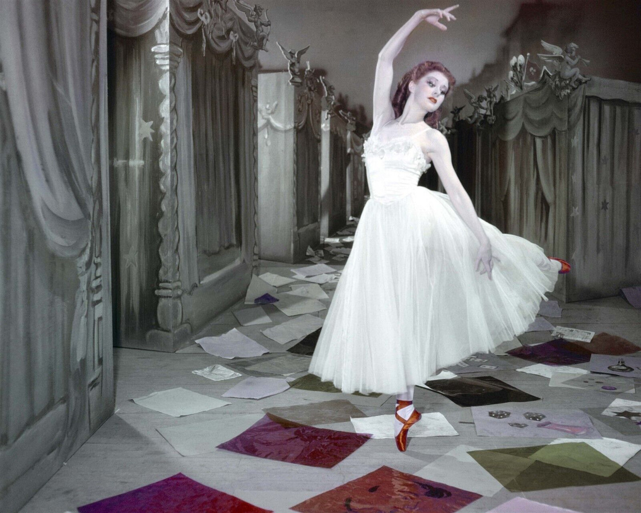 white dress red shoes Moira Shearer in ballet pose 1948 The 8x10 inch photo Low Heels for Women Description A Guide to the Best
