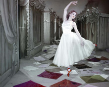 Moira Shearer in white dress ballet pose 1948 The Red Shoes 8x10 inch photo