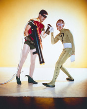 Batman TV Burt Ward & Frank Gorshin as Robin & The Riddler 8x10 inch photo