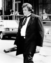 Johnny Cash walking holding pool cue case 1984 The Baron and The Kid 8x10 photo