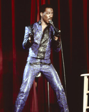 Eddie Murphy in full swing doing stand-up on stage 8x10 inch photo