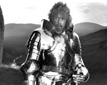 Excalibur 1981 Nigel terry portrait as King Arthur in suit of armor 8x10 photo