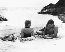 From Here To Eternity Deborah Kerr Burt Lancaster Halona Beach Cove 8x10 photo