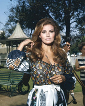 Raquel Welch looks gorgeous in this late 1960's on set shot 8x10 inch photo