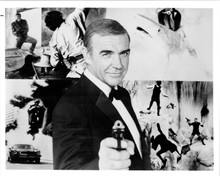 Never Say Never Again vintage 8x10 photo Sean Connery in action scenes