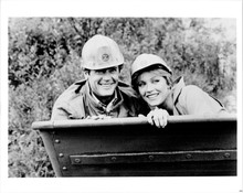 A View To A Kill 8x10 photo Roger Moore & Tanya Roberts in dumpster