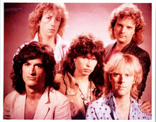 Aerosmith vintage 8x10 photo 1980's portrait Steve Tyler and group studio pose