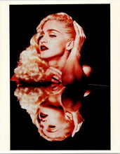 Madonna vintage 8x10 photo classic image with refelection of face in piano