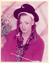 Boy George 1980's vintage 8x10 photo portrait from Culture Club era