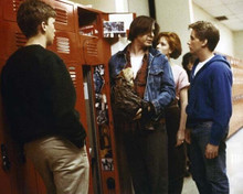 Breakfast Club 1985 Brian Bender Andrew Claire & Allison by lockers 8x10 photo