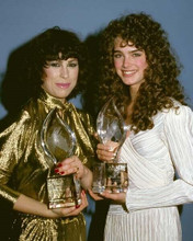 Brooke Shields & Diana Canova hold People's Choice Awards 1981 8x10 inch photo