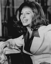 Barbra Streisand beams big smile in white jacket Funny Lady 8x10 inch photo