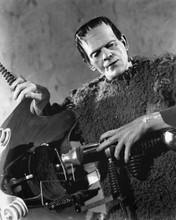 Boris Karloff with futuristic machine 1939 Son of Frankenstein 8x10 inch photo