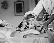 Dead Ringer 1964 Bette Davis on telephone getting a massage 8x10 inch photo