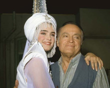 Brooke Shields puts arm around Bob Hope 19809's guests on his TV show 8x10 photo