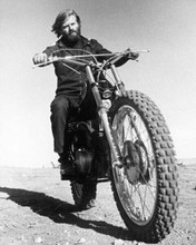 Robert Redford rides motorbike 1970 Little Fauss & Big Halsy 8x10 photo