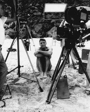 From Here To Eternity 1953 Burt Lancaster on beach by cameras on set 8x10 photo