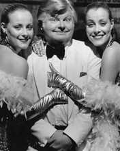 Benny Hill classic 1980's pose with Hill's Angels 8x10 inch photo