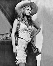 Raquel Welch voluptious but tough with gunbelt 1969 100 Rifles 8x10 photo