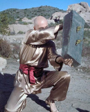 Kung Fu 1972 David Carradine blocks cyclone knives with wood 8x10 inch photo