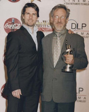 Tom Cruise arm around Steven Spielberg 2002 ShoWest Gala 8x10 inch photo