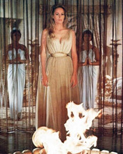 Ursula Andress looks at flame of eternal life 1965 She Hammer movie 8x10 photo