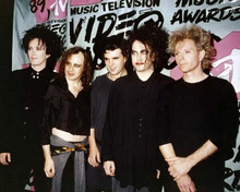 The Cure Robert Smith and the boys line-up at 1989 MTV Awards 8x10 inch photo