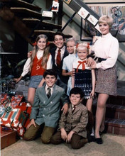 The Brady Bunch 1969 The Voice of Christmas Brady family with gifts 8x10 photo
