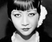 Anna Mae Wong beautiful close-up portrait looking into camera 8x10 inch photo
