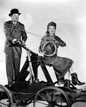 Fancy Pants 1950 Bob Hope & Lucille Ball on handcar 8x10 inch photo