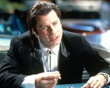 John Travolta smoking joint as Vince from Pulp Fiction 8x10 inch photo