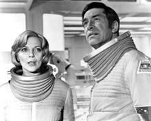 Space 1999 Barbara Bain Martin Landau Helena Russell & John Koenig 8x10 photo