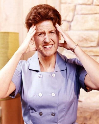 The Brady Bunch 1970's Ann B. Davis Stressed Out As Alice Nelson 8x10 ...