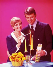The Brady Bunch 1969 Florence henderson Robert Reed light candle 8x10 photo