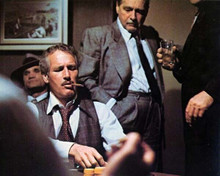 The Sting Paul Newman smoking cigar counting cash during card game 8x10 photo