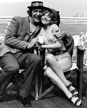 Carry On At Your Convenience Bernard Bresslaw & Jackie Piper on set 8x10 photo