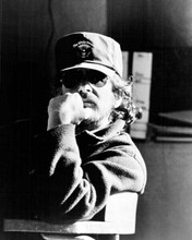 Steven Spielberg sits in his director's chair 1993 Schindler's List 8x10 photo
