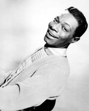 Nat King Cole legendary jazz singer smiling 1950's era 8x10 inch photo