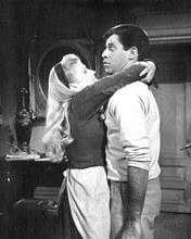 Cinderfella 1960 8x10 inch photo Anna Maria Alberghetti embraces Jerry Lewis