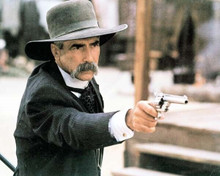 Sam Elliott as Virgil Earp taking aim in Tombstone 8x10 inch photo