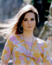 Natalie Wood a stunning 1970 portrait in colorful summer dress 8x10 inch photo