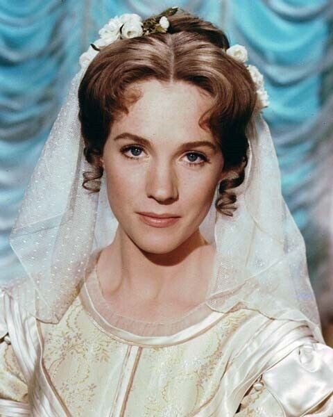 Julie Andrews in wedding dress from 1966 Hawaii movie 8x10 inch