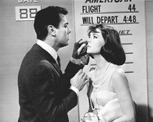Sex And The Single Girl 1965 Tony Curtis & Natalie Wood at airport 8x10 photo