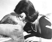 Love With A Proper Stranger 1963 Natalie Wood kisses Steve McQueen 8x10 photo