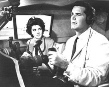 Cash McCall 1960 James Garner in aircraft cockpit with Natalie Wood 8x10 photo