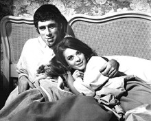 Bob & Carol & Ted & Alice 1969 Elliot Gould & Natalie Wood in bed 8x10 photo