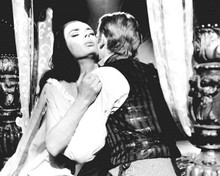 Castle of Blood 1964 Barbara Steele embraces George Riviere 8x10 inch photo