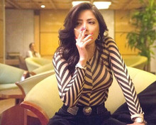 Teresa Ruiz smokes cigarette as Isabella Bautista Narcos Mexico 8x10 inch photo
